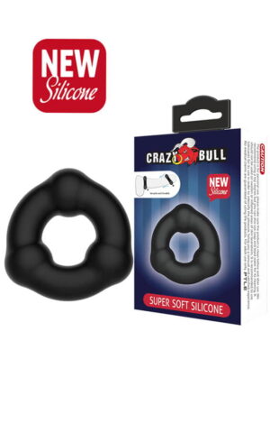 (Видео!!) Прстен за пенис направен од мек силикон ( Crazy Bull )