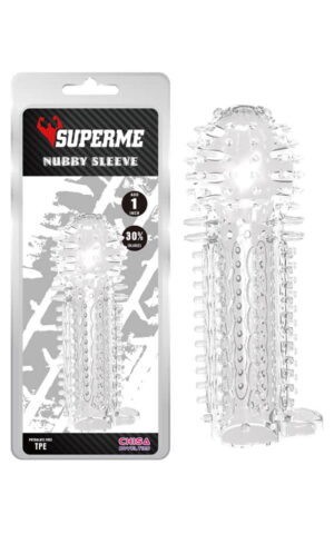 Навлака за пенис со пипала за стимулација (Superme)