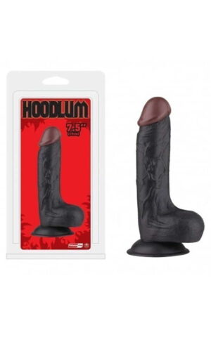 Hoodlum црно реалистично дилдо 19x4 см.