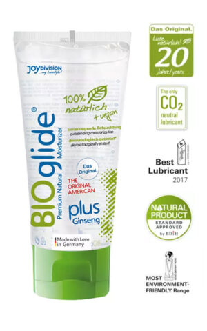 Made in Germany Оригинален Лубрикант на водена база со Женшен Bioglide plus Ginseng 100 мл